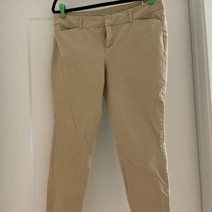 Khaki colored Old Navy Pixie pants size 14 Petite